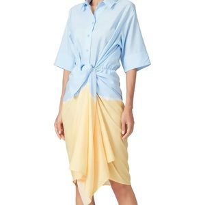 Tome Dress Summer Resort Blue Yellow